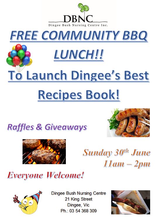 Dingee Bush Nursing BBQ